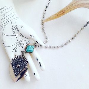 Vanessa Mooney Tomahawk Statement Necklace